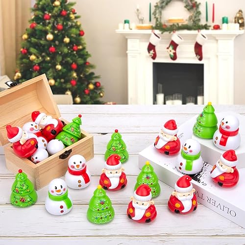 Miniatura 4 de 3 otters 20 piezas de juguetes de Navidad para calcetines de Navidad, mini autos de carreras para niños, bolsas de regalos de Navidad, regalos de