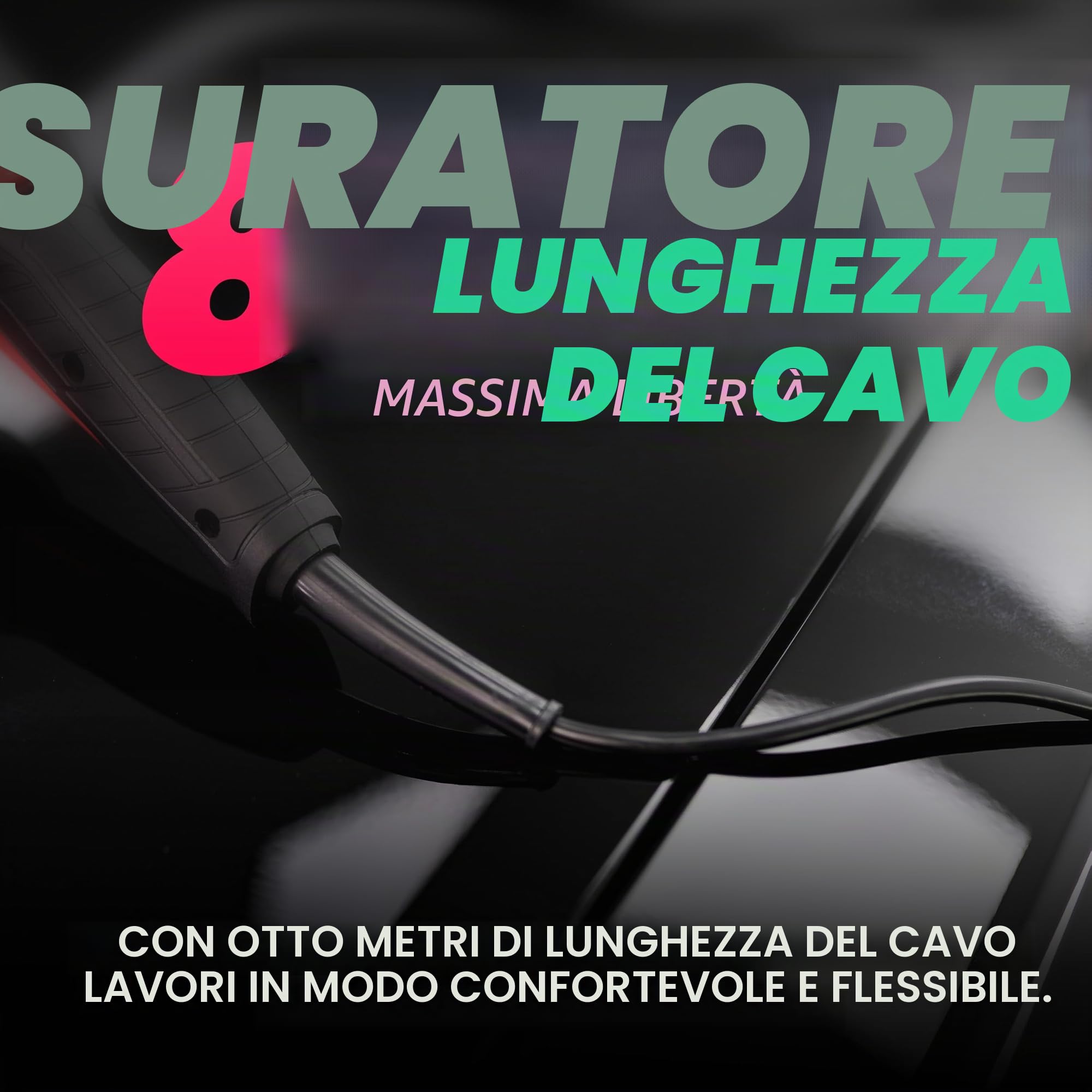 Menzerna Set di lucidatura per auto | Lucidatrice eccentrica MZ-XR con piastra di supporto da 125 mm + 3 x 100ml lucidante + panni per lucidatura + sigillante spray | corsa 15mm 720W