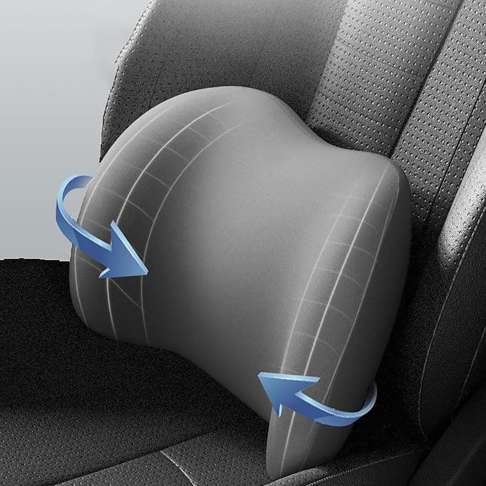Samochodowa poduszka podtrzymująca odcinek lędźwiowy i zestaw poduszek pod szyję do Suzuki Vitara Ignis S-Cross SX4 Across Jimny, ergonomiczna, do łagodzenia bólu szyi, pleców, akcesoria