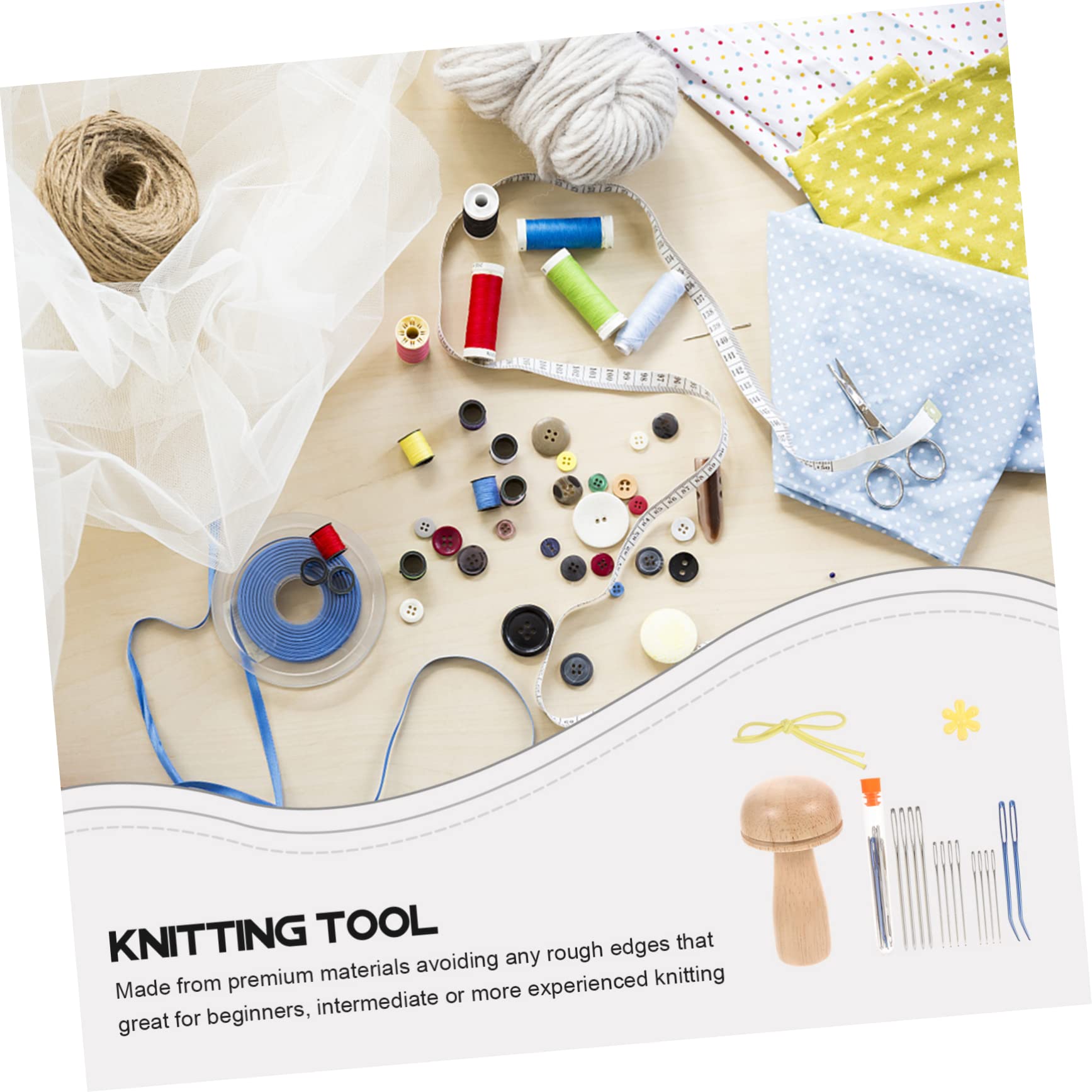 Ciieeo 3juegos Agujas De Tejer Profesional De Agujas Para Zurcir Herramienta Portátil Para Manualidades Costura Para Principiantes y Amantes Del Yarn Craft