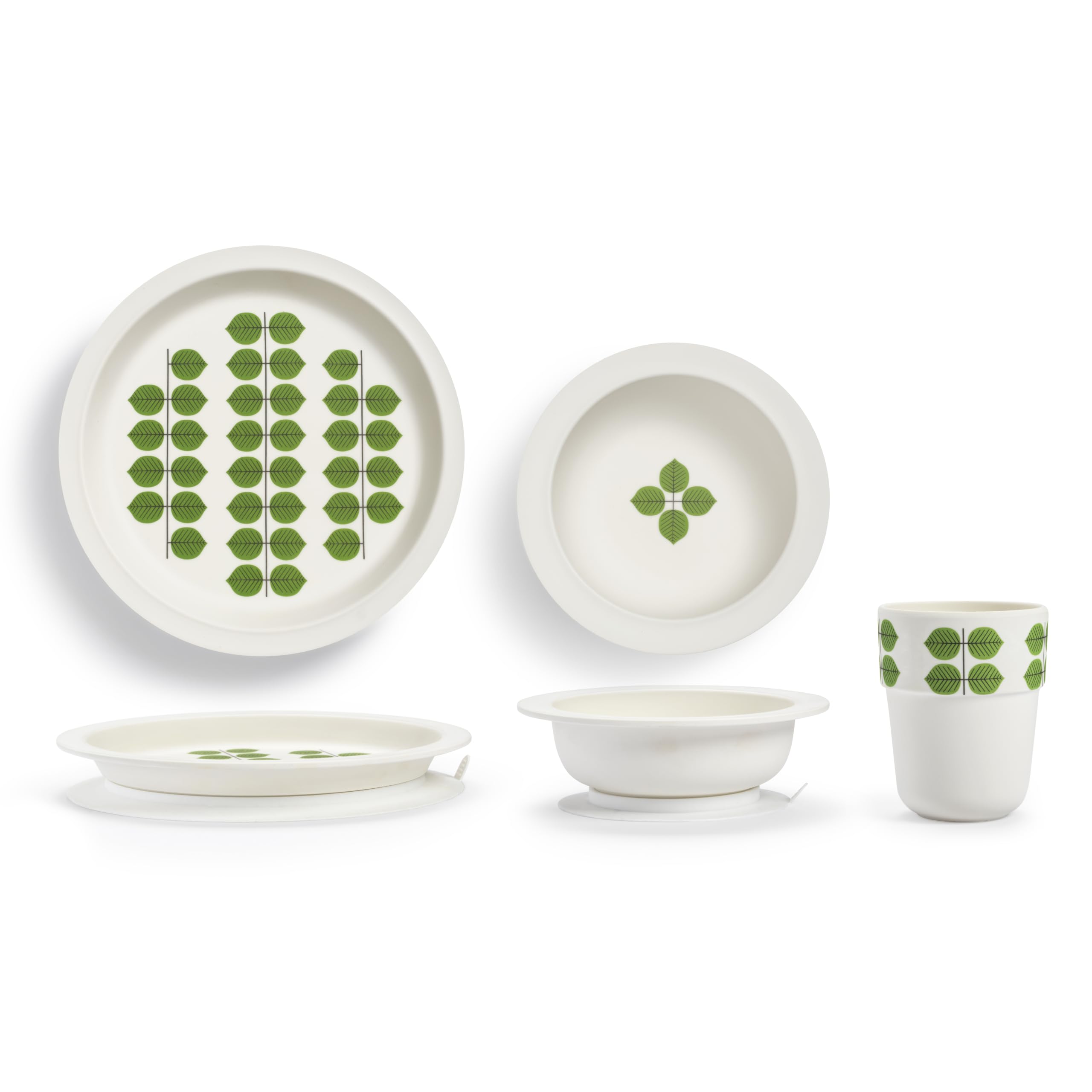 Elodie Details Vajilla Bebé Infantil – Plato Cuenco Vaso en PLA, Ventosa Silicona Extraíble, Sin BPA, Apto Lavavajillas y Microondas, Primeras Comidas Niño dès 12 meses, Berså