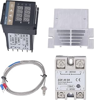 PID Temperature Controllers Kit, 0-400â„ƒ Incubator Thermostat Controller 100-240V Professional for Injection Molding for Electric Power(#2)