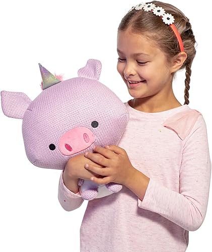 Miniatura 6 de Ami Amis Jumbo Oinkie - Peluche de ganchillo suave y acogedor, detalles adorablemente lindos, tamaño extra para entusiastas de la colección