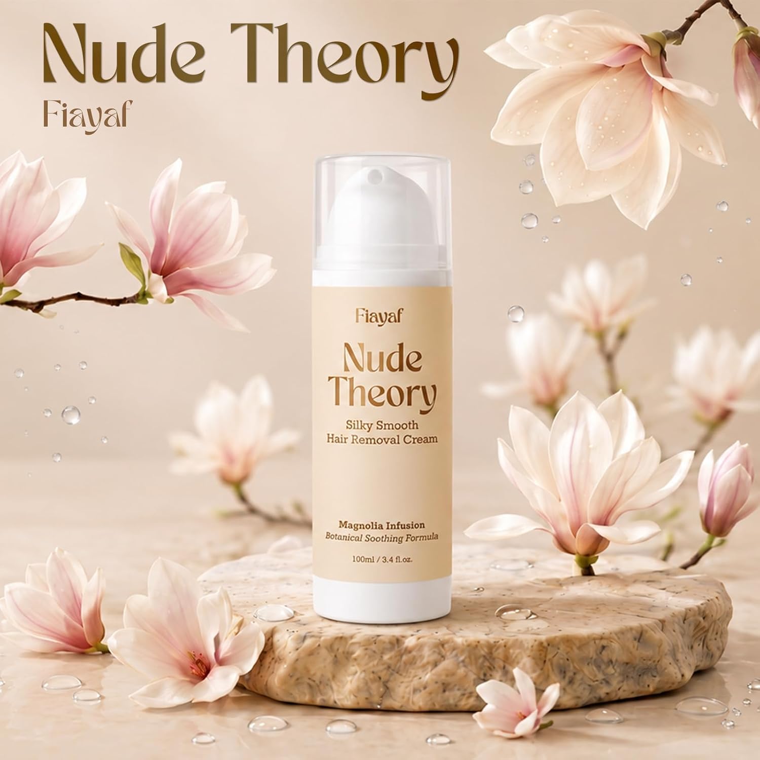 NudeTheory Hair Removal Cream, 3.4 fl oz (Pack of 1)