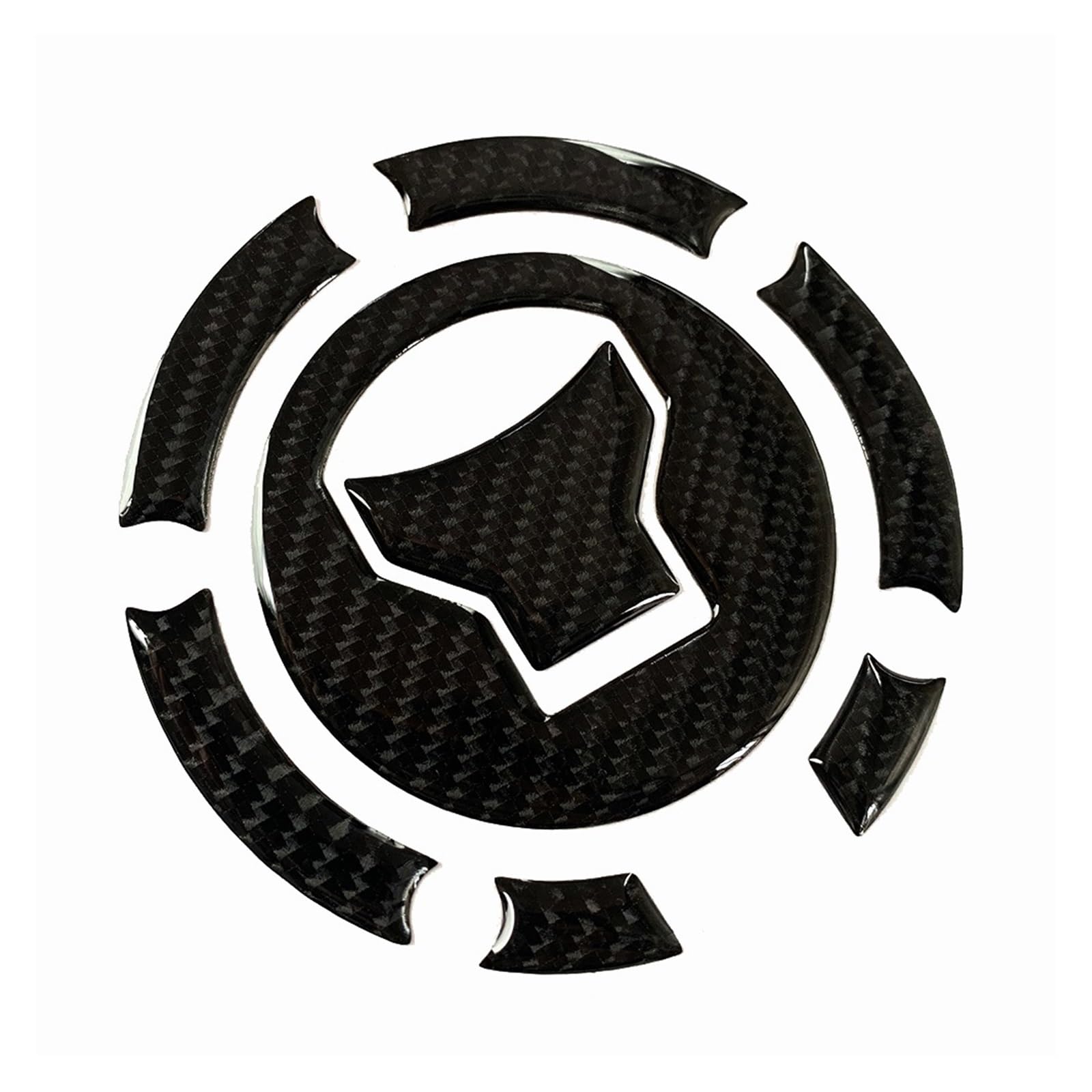 Motorcycle Gas Tank Sticker Motorcycle Fuel Tank Cap Carbon Fiber Sticker and Decals for CBR650R CB500X NC750X for Shadow Vt600 CB650F CM500 CB650R