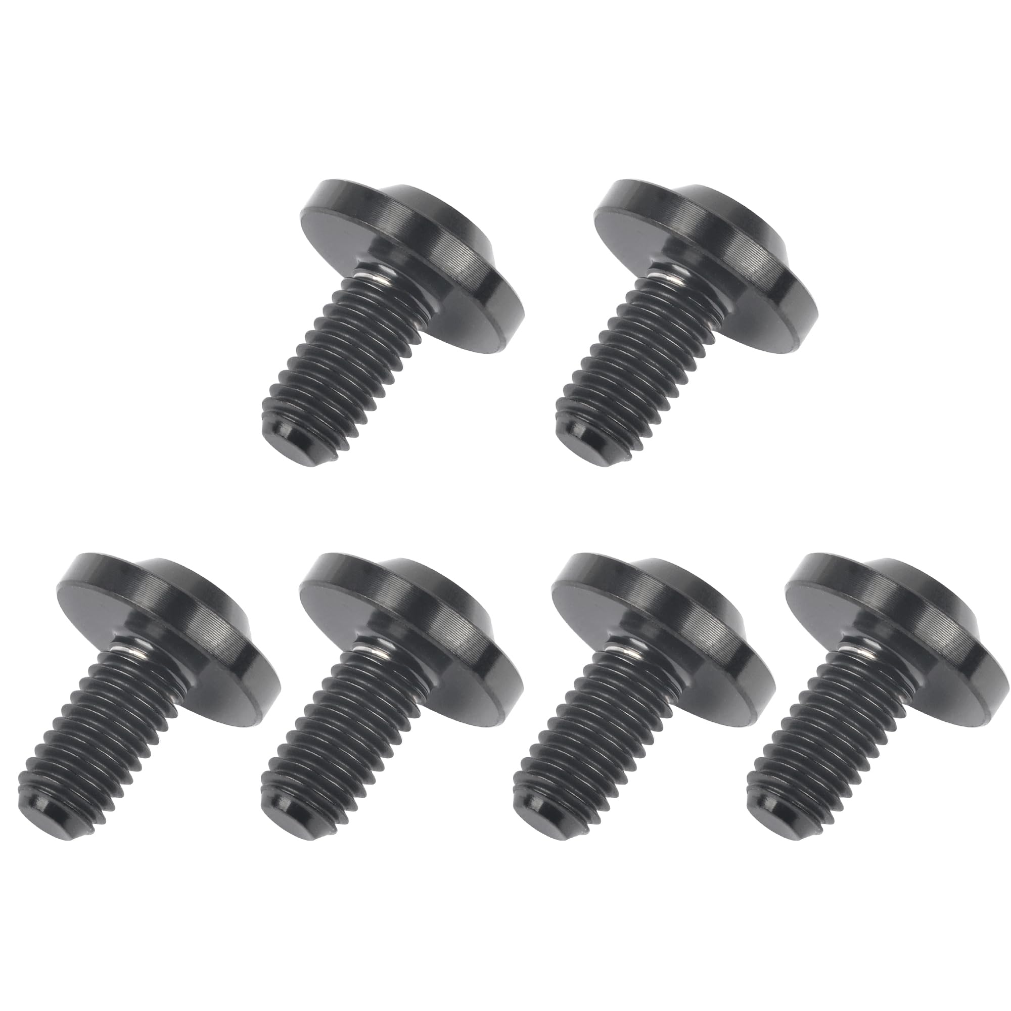 DWAMMEBRS Bolt T25 Torx Screws M5x10 12 15 20 25 30 35mm Corrosion Bolts for Cycling Motorcycle Automotive(Black,M5x10mm)