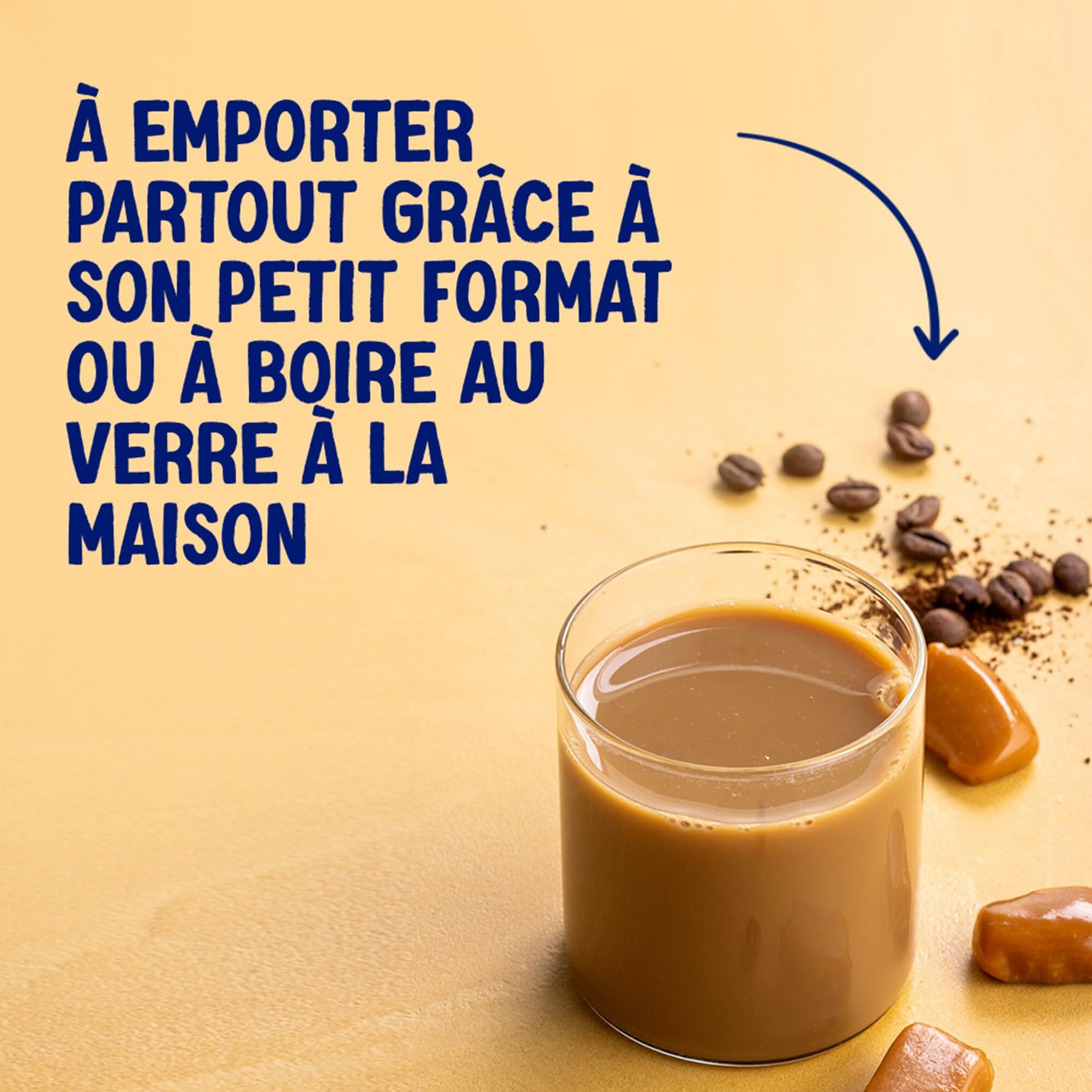 Alpro - Boisson végétale - Soja protéine goût caramel café - 250ml - Lot de 15x250ml