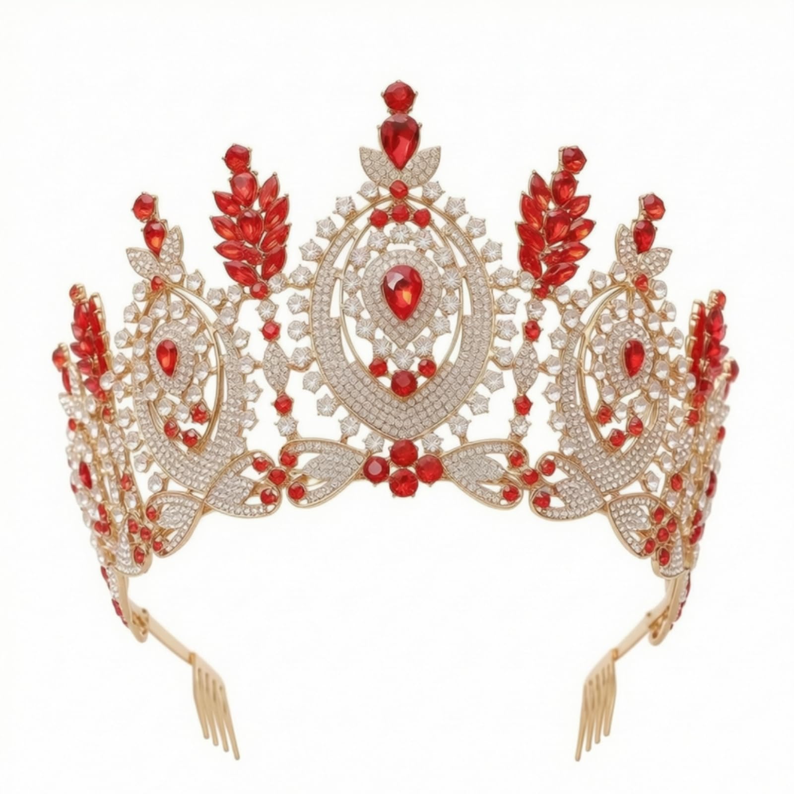 Corona Novia Brillant Ornamental Llamativa Adorno Cabello para Quinceañeras, Style to 2