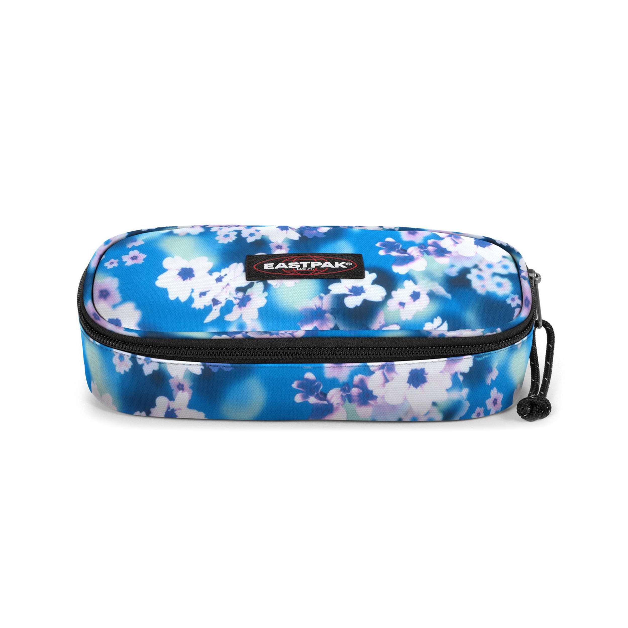 EASTPAK Estuche modelo ovalado color Soft Blue, azul claro