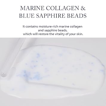 WELLDERMA Sapphire Collagen Impact Hydro Emulsion, 100mL / 3.38 fl.oz Hydrating & Balancing Face Lotion with Niacinamide and Shea Butter