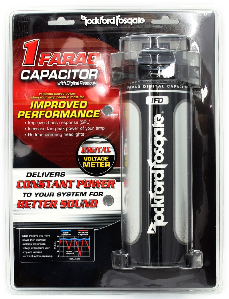 Rockford Fosgate RFC1D 1 Farad Digital Capacitor : Amazon.nl 