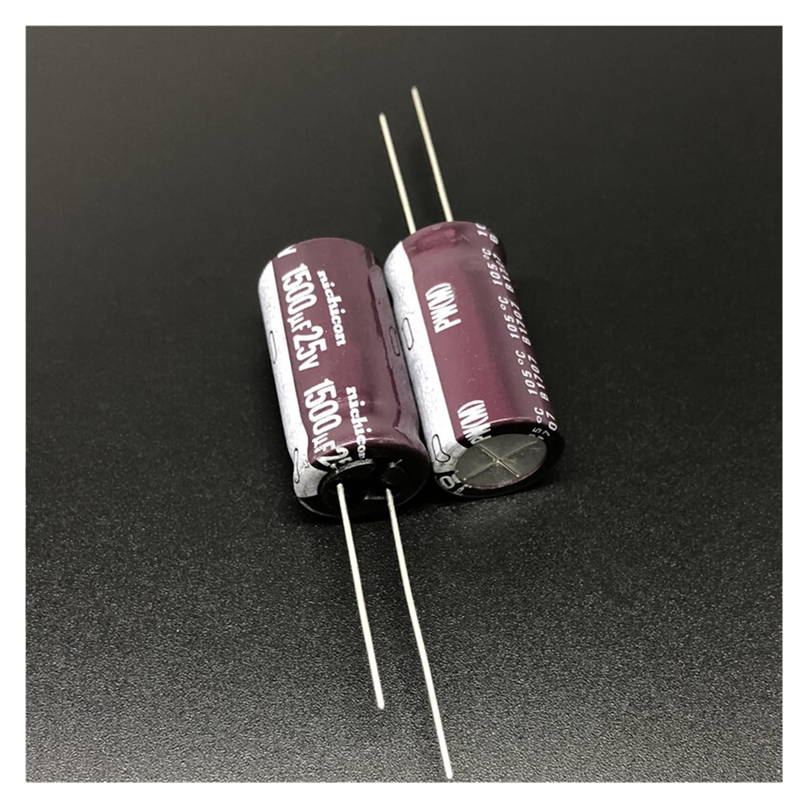 Condensateur 1500uF 25V anti-surchauffe, élimine les parasites électriques avec l'aluminium 12.5x25mm