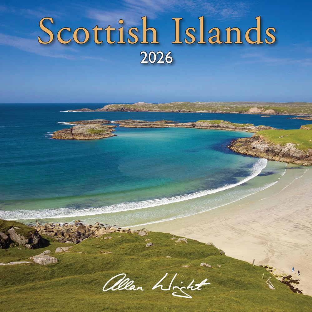 2026 Scotland Calendar: Scottish Islands – Wall Calendar – Month to View – 12 Months