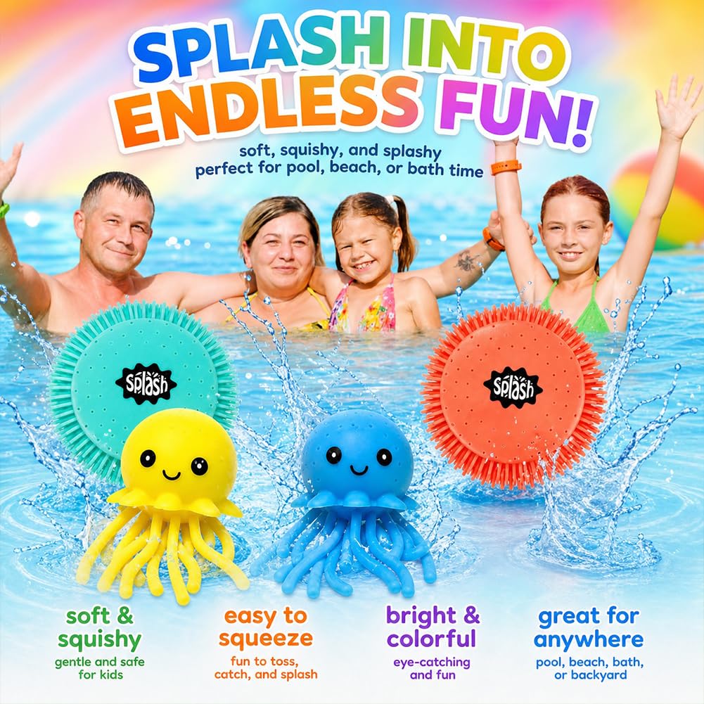 Frisbee ad Acqua Disco da Lancio in Schiuma e Silicone Ø 17 cm Gioco Acquatico Morbido