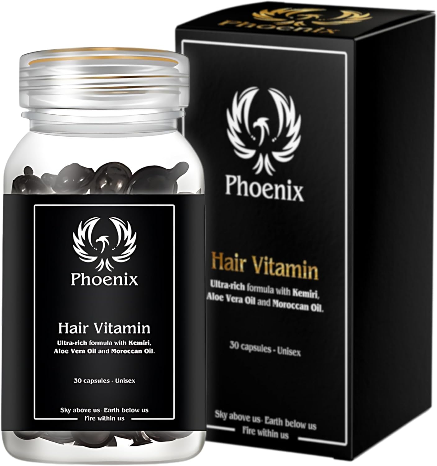 Haar Vitamine – Haarolie – Moroccan Oil – Aloe Vera Oil – Ultra-rijke formule – 30 capsules