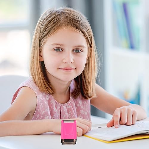 Miniatura 6 de Sello de rodillo de práctica con líneas de escritura a mano, sellos de líneas autoentintadas, sellos para profesores, tiras de oración, práctica de