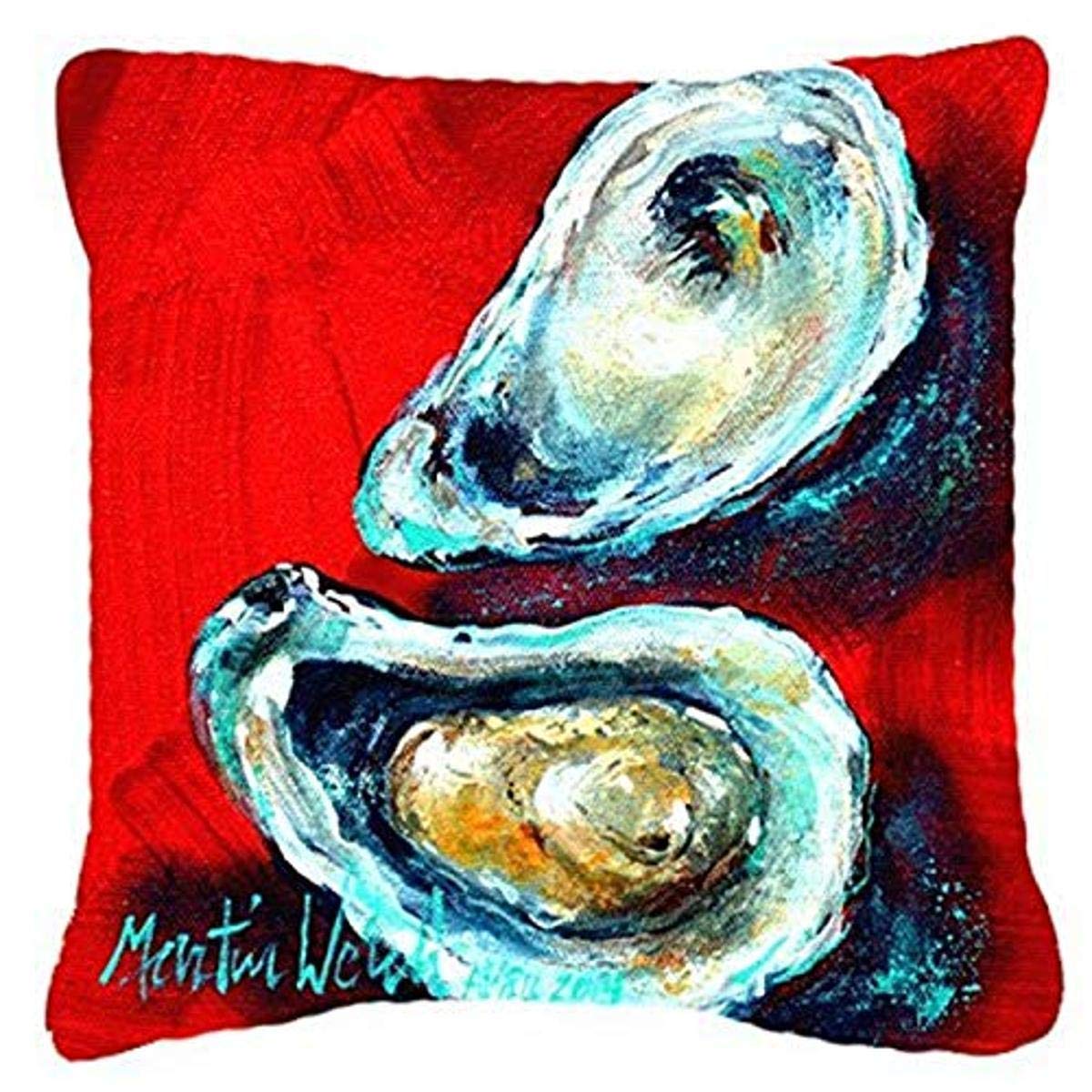 Oreiller lombaire Open Up Oyster Caroline's Treasures pour soulager le dos sur fauteuil et canapé