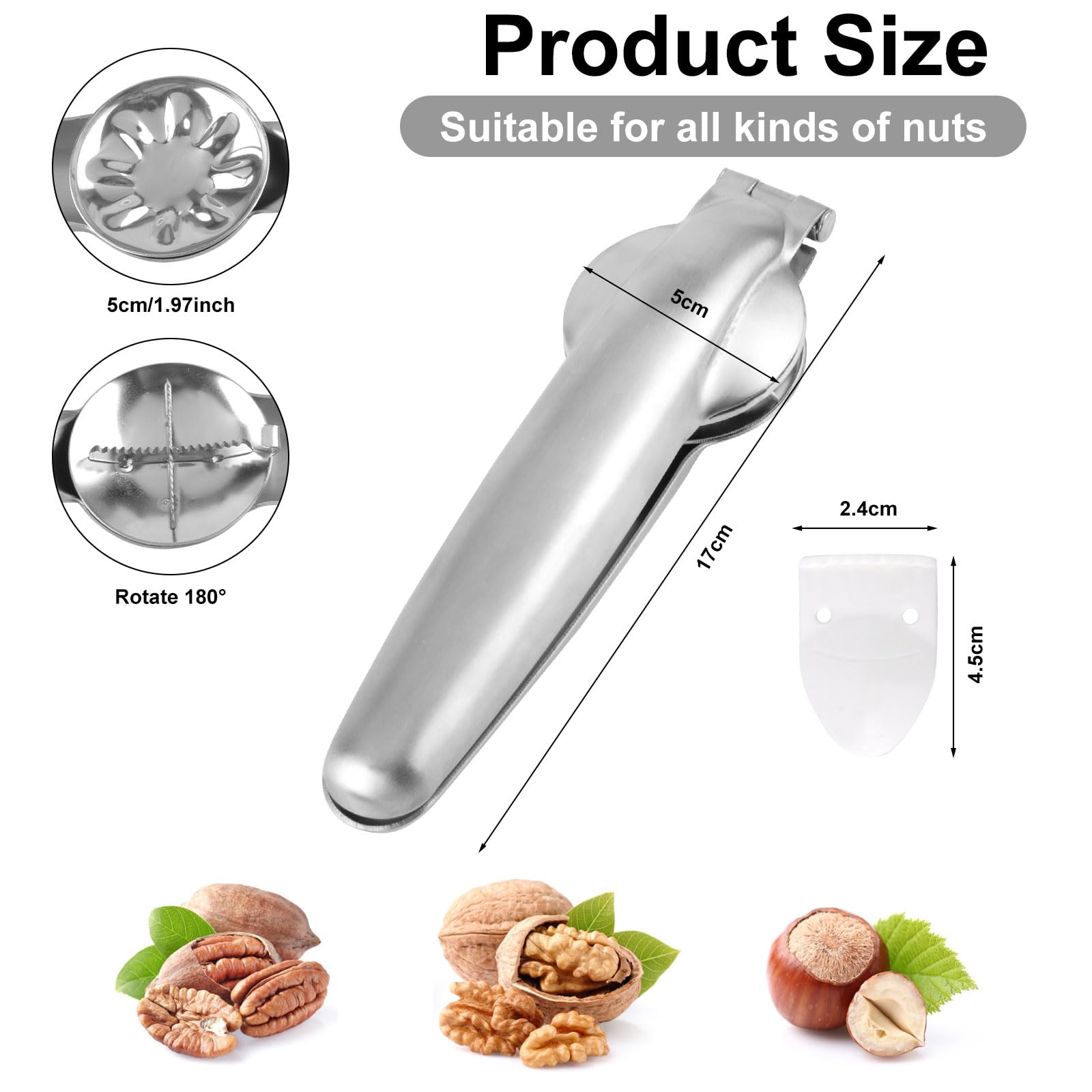 IKOPFLN Châtaigne Clip,coupe Chataigne,Ouvre Chataigne