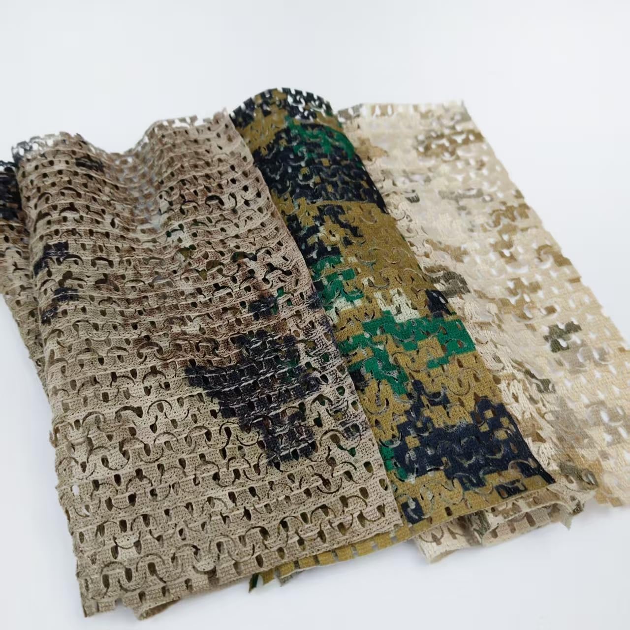 Camouflage Net 3Pcs for 1/35 Tank – 7.87×5.9in Foliage Mesh