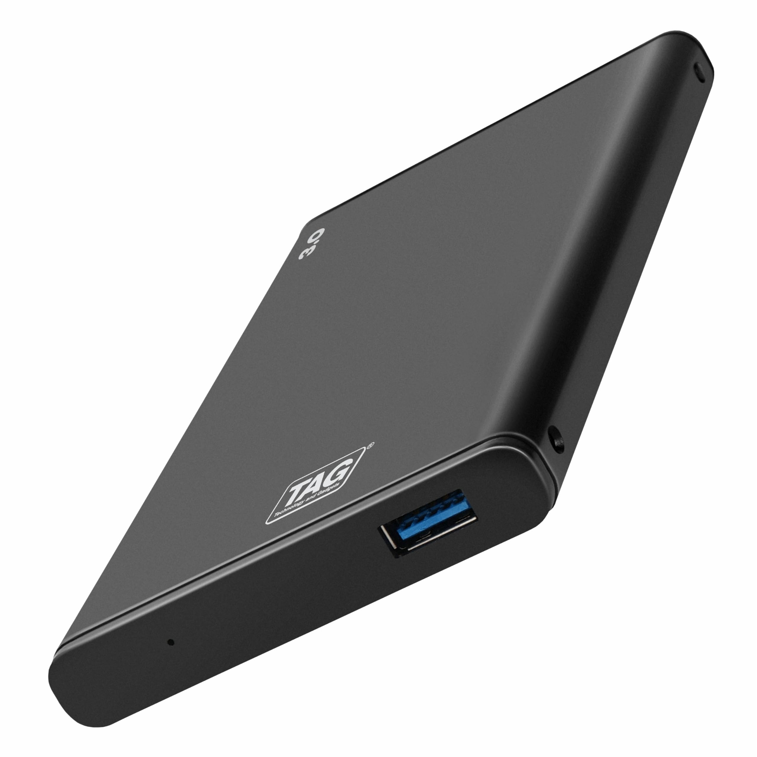 TAG 2.5 inch SATA CASING USB-3.0 (Black) SSD/HDD Portable External Metal Body Enclosure with Free OTG (USB to Type-C) (Economy) (B07RHMJBY2) Amazon Price History, Amazon Price Tracker