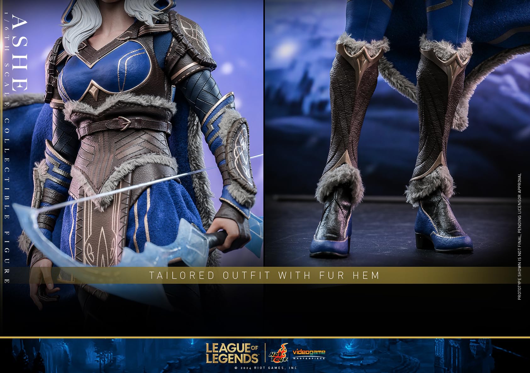 Figura in scala 1/6 del videogioco Capolavoro League of Legends Ash