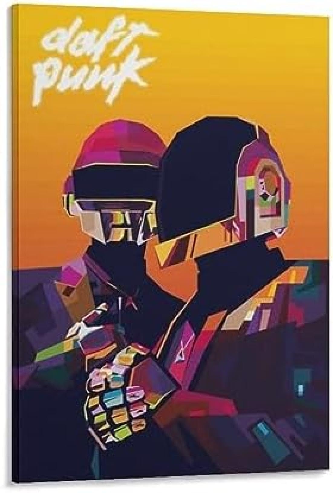 Amazon.co.jp: ダフトパンク絵画ポスター ポスター 装飾 絵 キャンバス