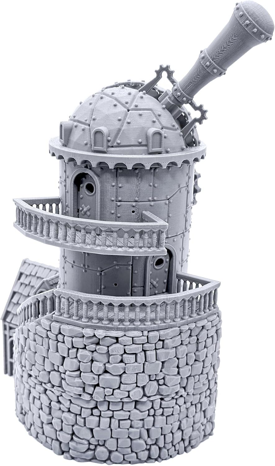 Observatory by Printable Scenery, 3D Printed Tabletop RPG Scenery and Wargame Terrain 28mm Miniatures