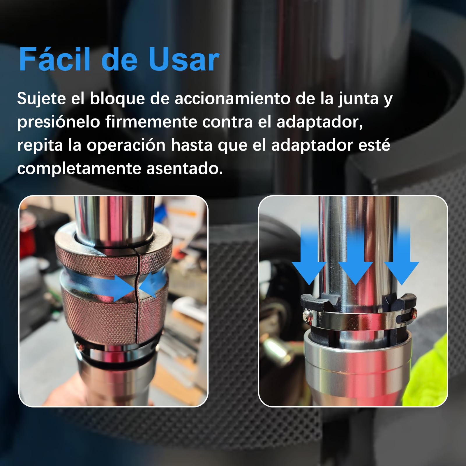 Fork Seal Driver 30-45 mm, Retenes Horquilla Moto de Acero al Carbono con 2 Anillos de Sellado