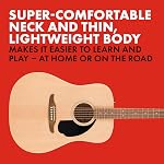 Fender California Debut Redondo Series Acoustic Guitar, Beginner Guitar, 2-Year Warranty, Natural