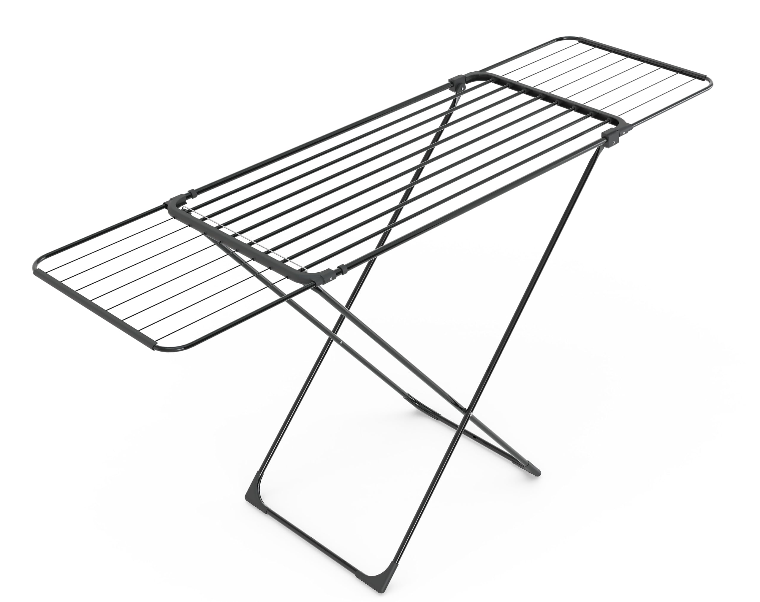 Colombo Extendable Clothes Airer, Iron, Black, 20 metri