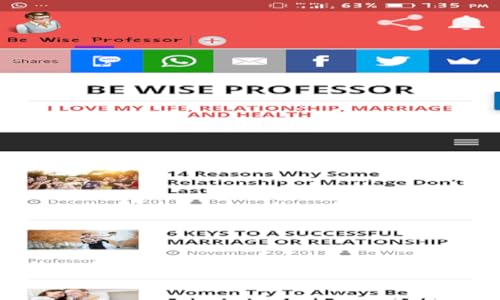 Blogging App Bewisepof