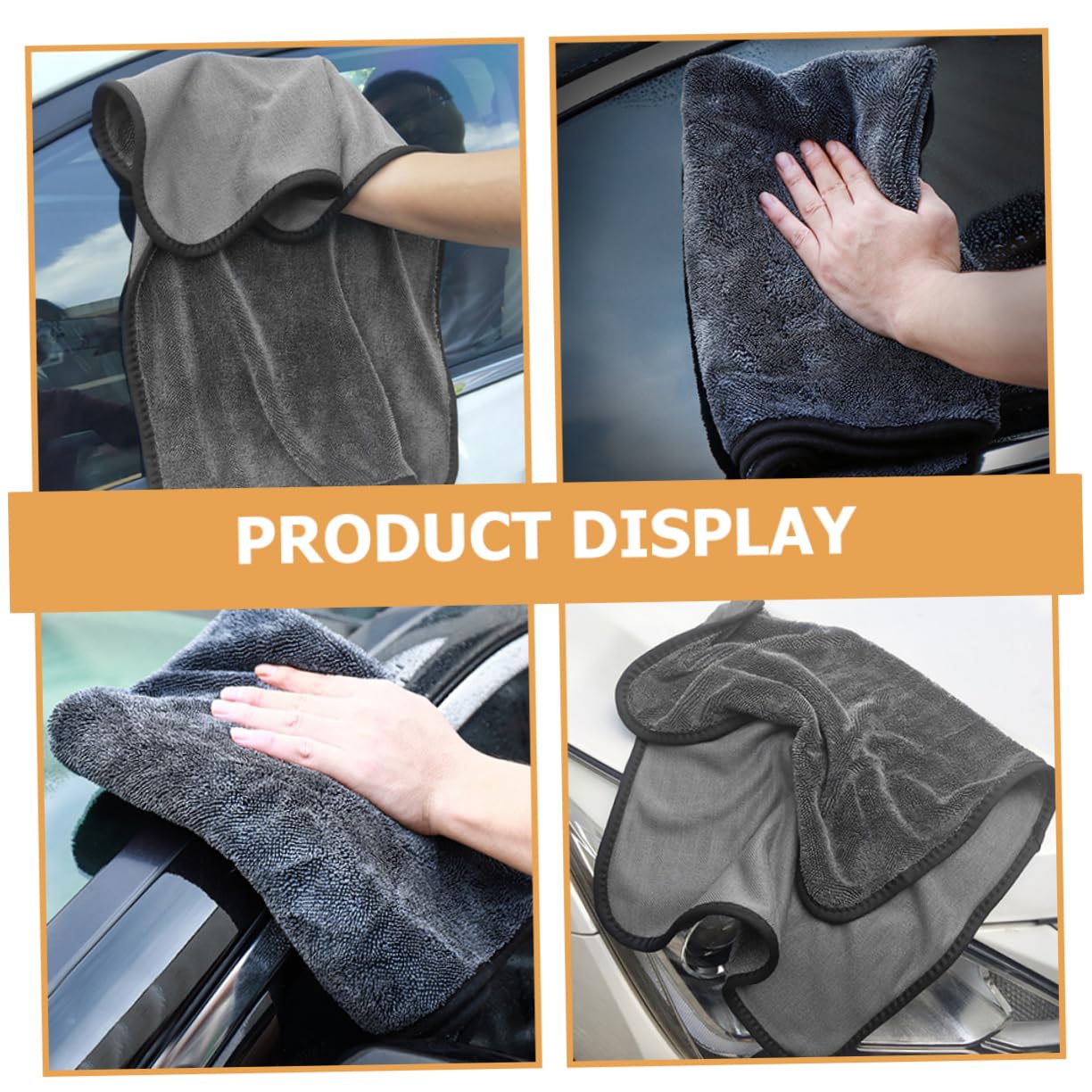 4stücke Car Washing Towel Hochabsorbierendes Reinigungstuch Für Vielseitig Einsetzbar Für Auto Möbel Und Küche Effektive Fleckenentfernung Für Glänzende Oberflächen