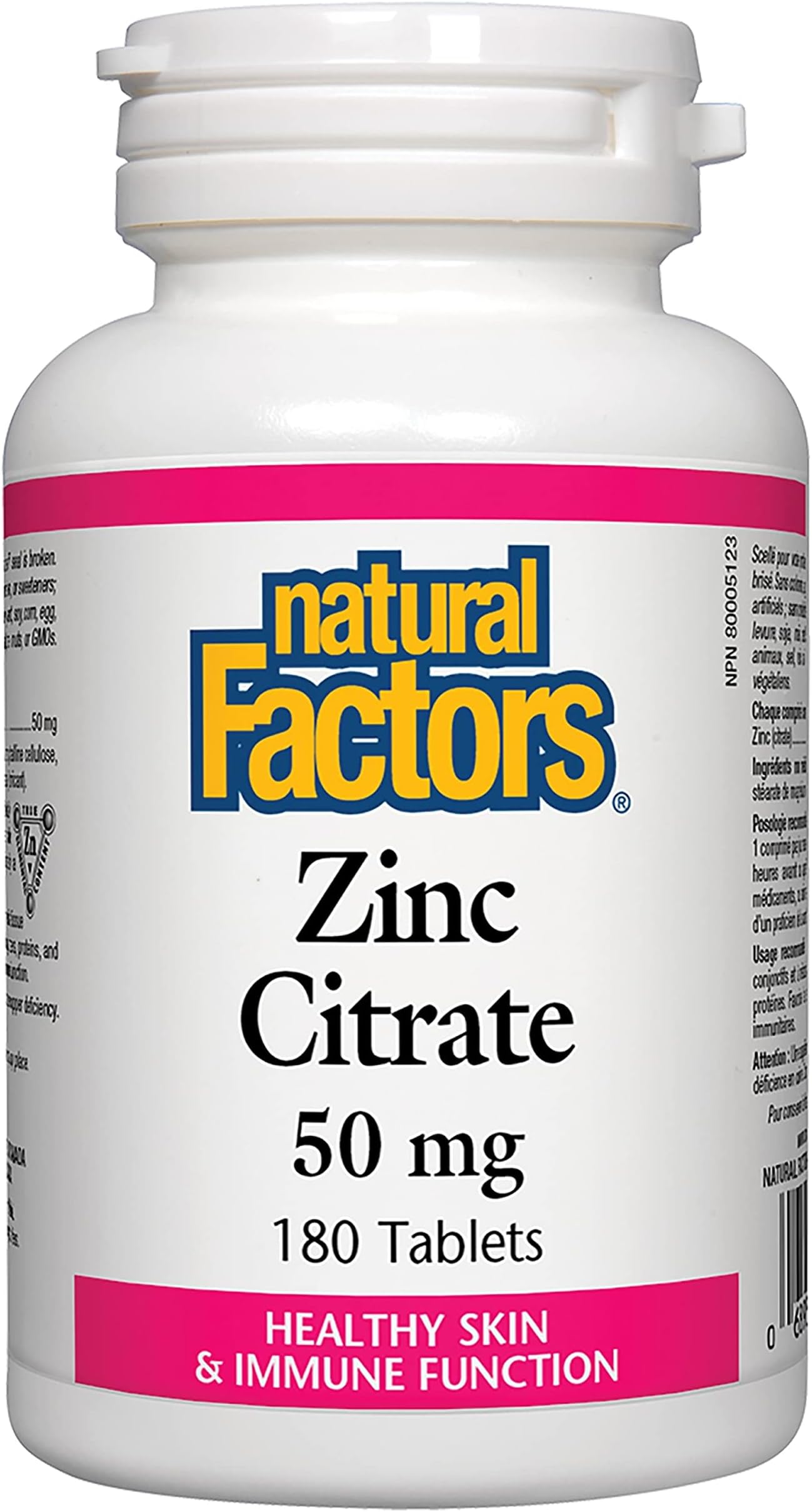 Zinc Citrate 50 mg 180 Tablets