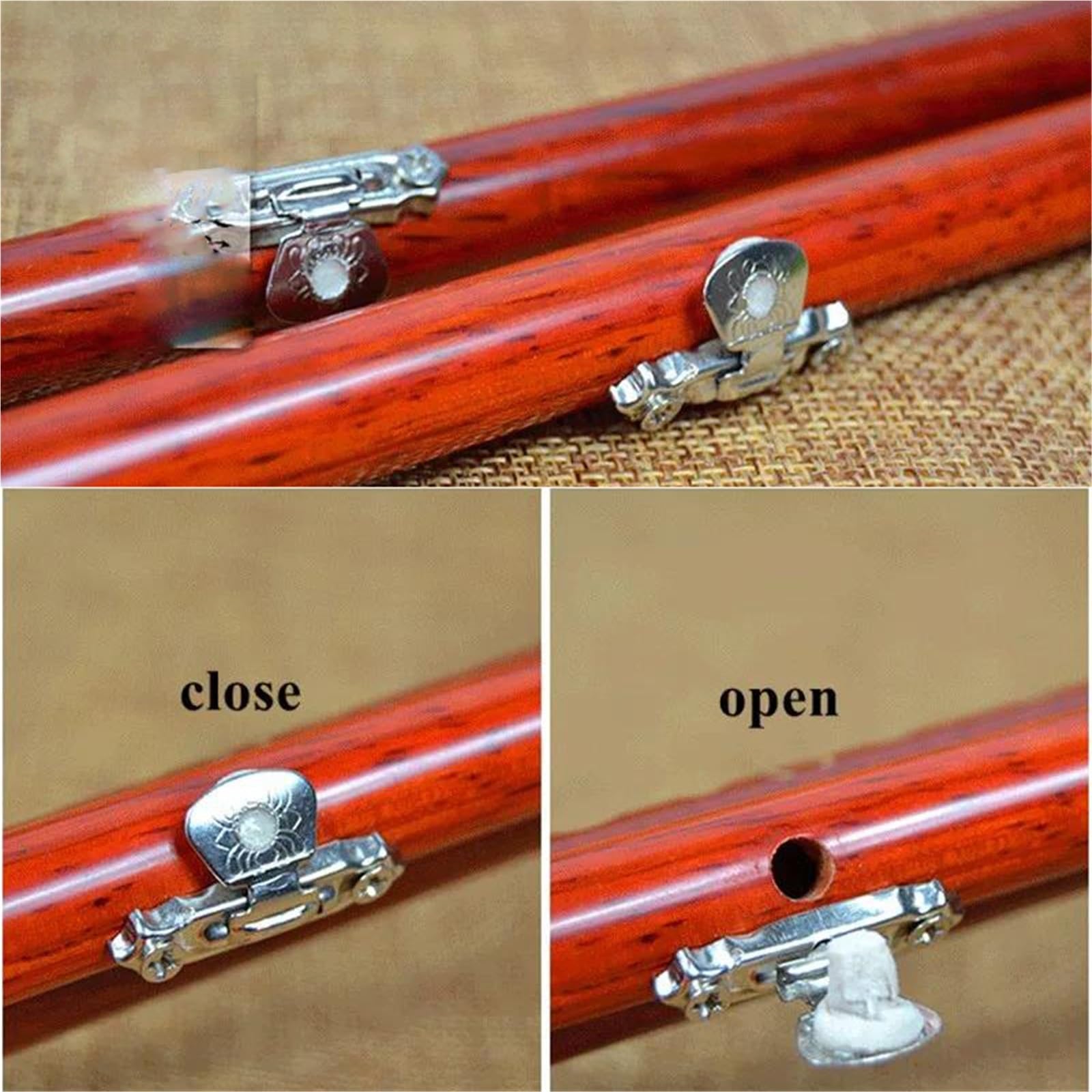 Instrumento De Flauta Hulusi Pipa De Ébano/palisandro Flauta Hulusi Profesional De Tres Tonos Flauta De Calabaza Flauta A Prueba De Golpes Hulusi(Rosewood,C)