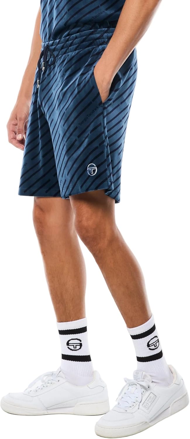Sergio Tacchini Obliquo Velour Short