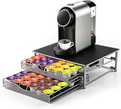 Masthome Porte Capsules Dolce Gusto 72 PCs, Tiroir Rangement