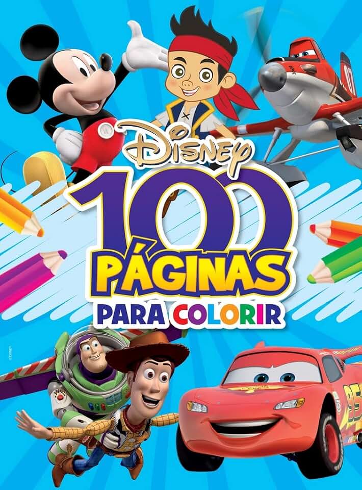 100 Páginas para Colorir Disney - Meninos