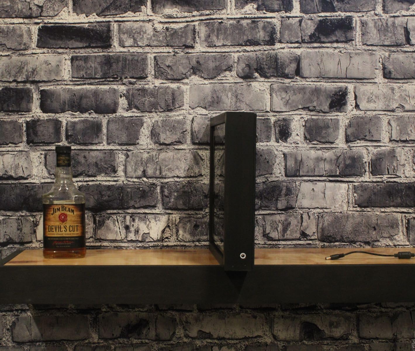 Personalized Beer Sign LED – “Drunk Camp” Skeleton for Man Cave or RV – 12x12 Wood Frame RGB LED Light Box with Remote Control and Custom Text - by Bones & Smoke Co