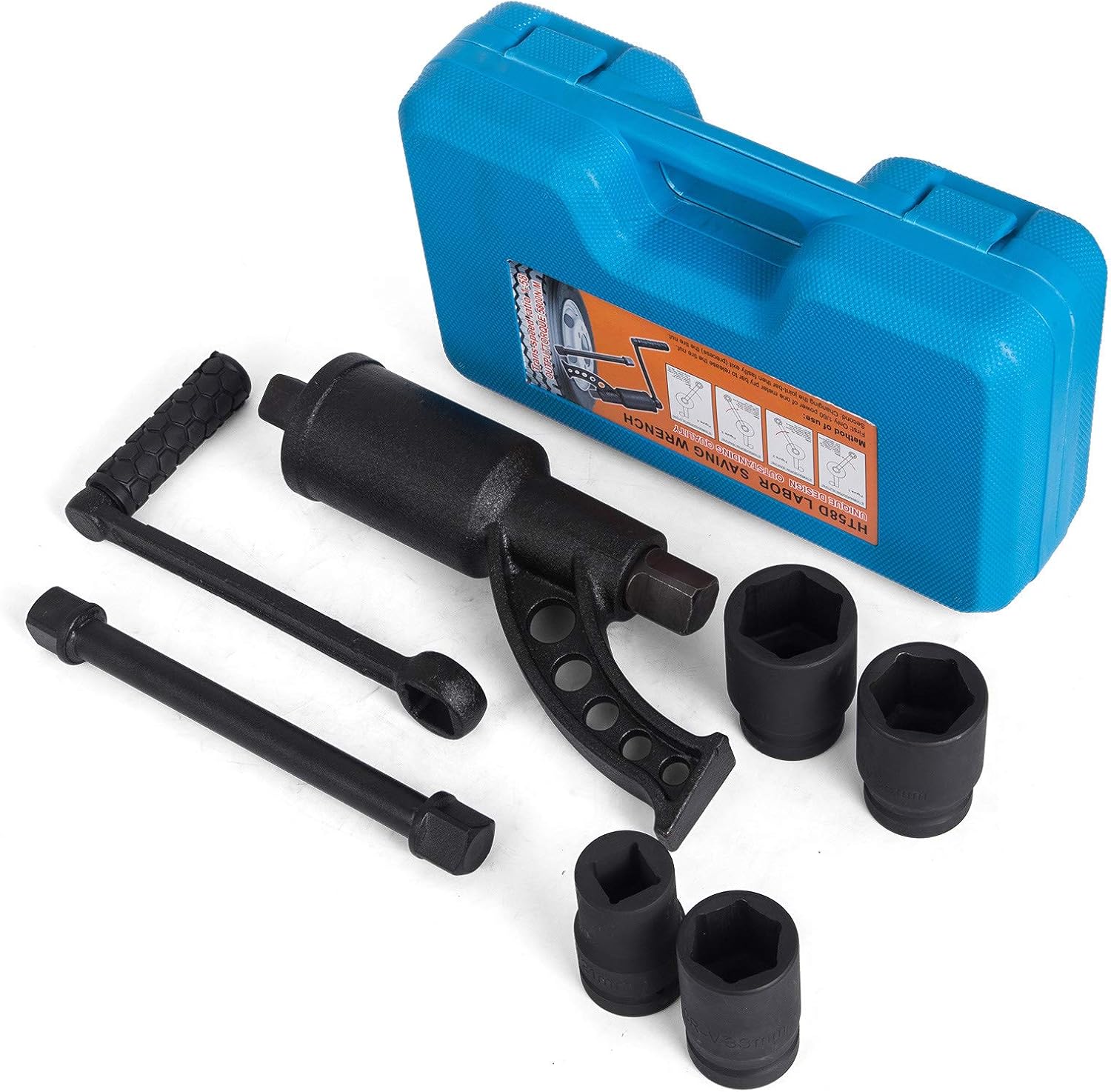 VEVOR 158 Torque Multiplier Wrench 4800 NM Lug Nut Wrench Set Lugnut