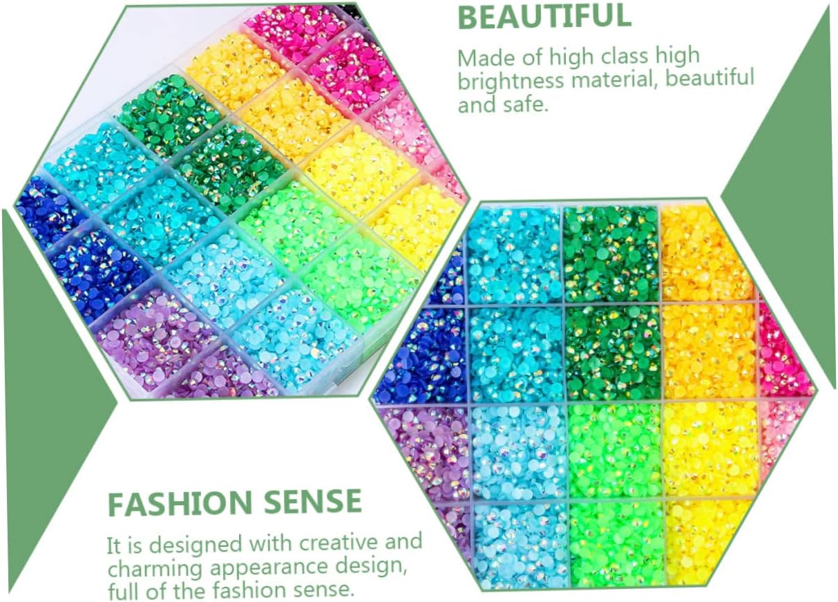 Nail Gems of Jelly Diamonds for Stunning Nail Decoration for Home and Salon Use Easy to Apply Manicure Accessories