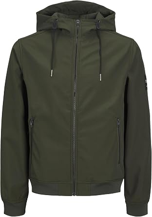 JACK & JONES Male Softshell Jacket, Rosin, S