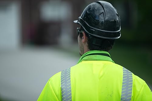 Miniatura 2 de PYRAMEX Ridgeline Cap Style Hard Hat, Vented, 4-Point Ratchet Suspension, Black Graphite Pattern