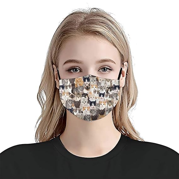 Unisex Dust Bandana Washable Face Scarf Balaclava with Replaceable Filter Activated Carbon Guard