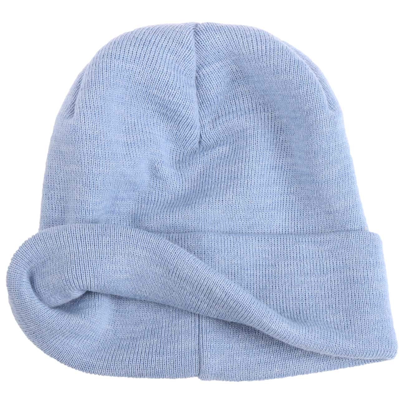 LIERYS Fine Merino Colour czapka z mankietem Gladka jednokolorowa Wyprodukowano w Niemczech Unisex Jesien Zima
