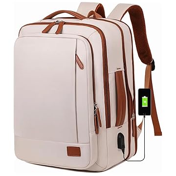 [VÍDEO] Mochila de Viagem Expansível Impermeável Resistente Grande Capacidade Nylon Laptop Saída USB Multifuncional (MX-987)