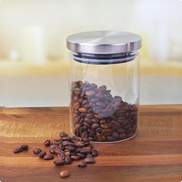 Deconox 300 Ml Vacuum Metal Lid Borosilicate Glass Jar (8.5cm*10cm) 1 Piece
