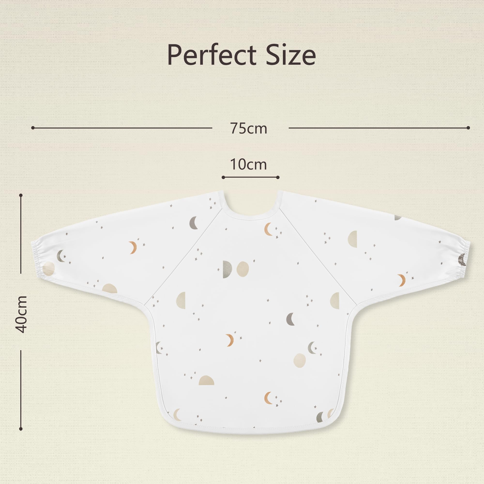 Susurration Baby Bibs with Sleeves - Image 2