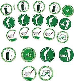 Golf Sport Stickers Themed Party Decorations Labels 2 inch - Birthday Baby Shower Retirement Party Favors Golf Labels for Scrapbooking Crafts 180 Pcs