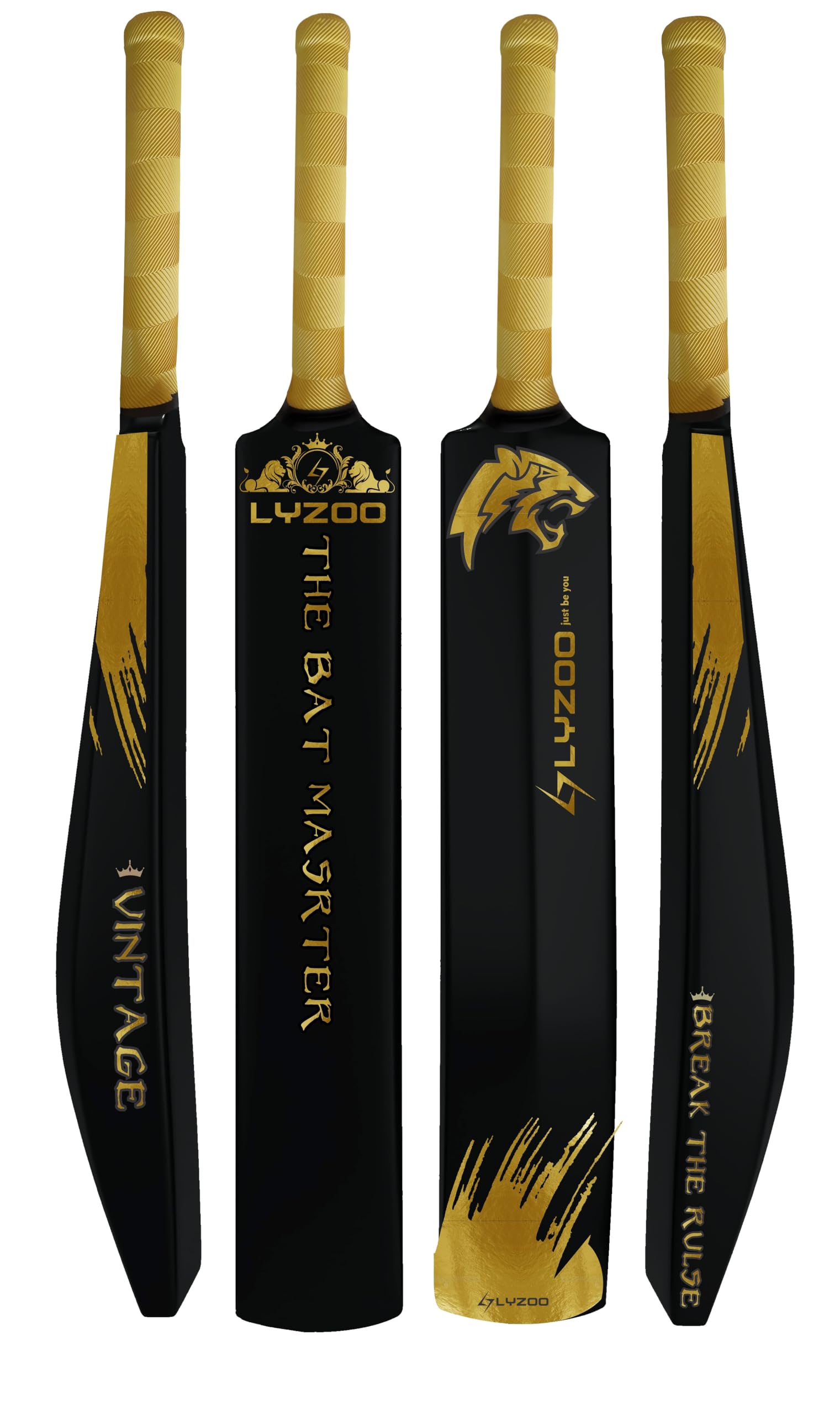Lyzoo The BAT Master Plastic Cricket Bat Full Size Hard PVC Vintage Golden Cricket Bat for 15+ Age Group (B0CWP92FQ6) Amazon Price History, Amazon Price Tracker