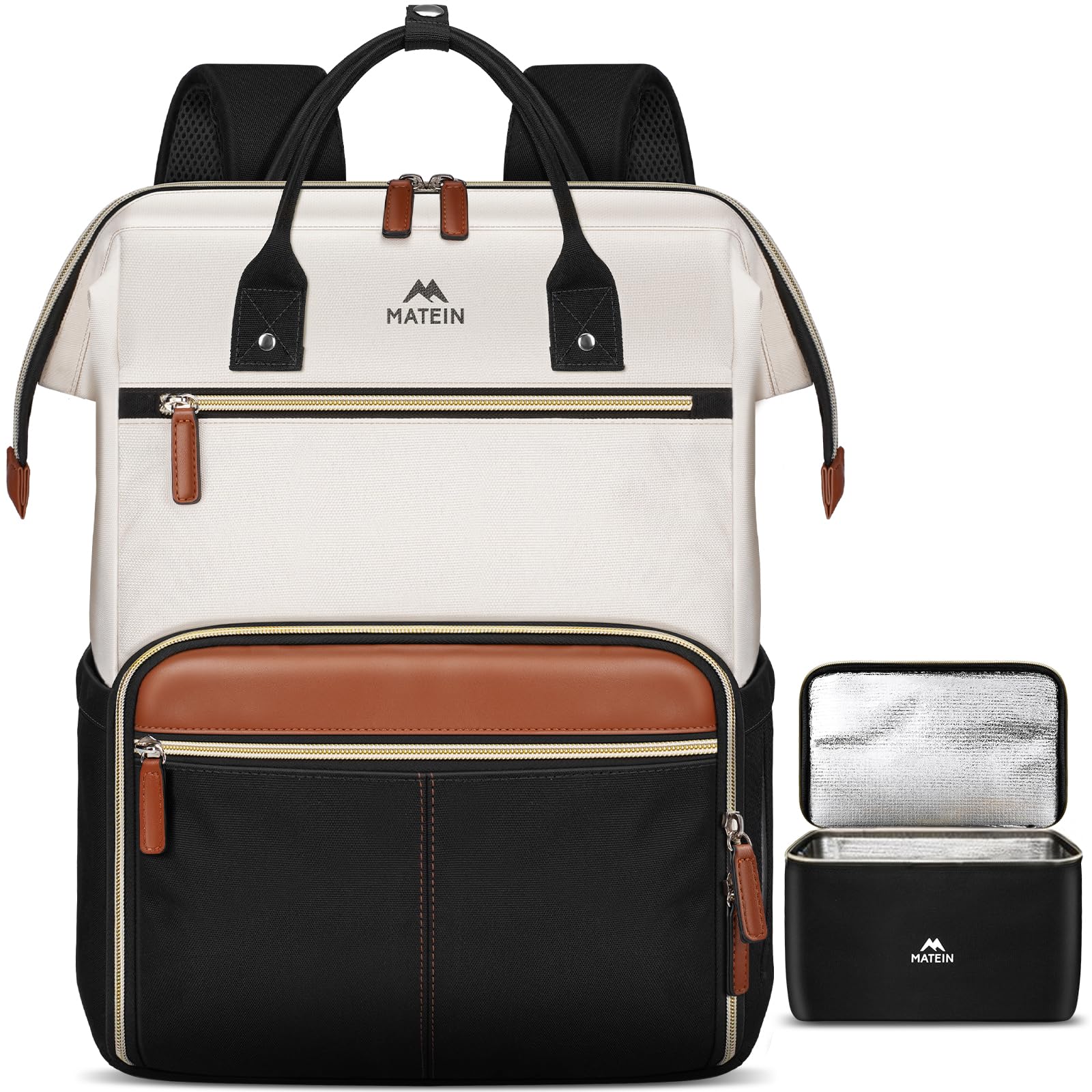 MATEIN 17.3 Inch Laptop Backpack with Lunch Box